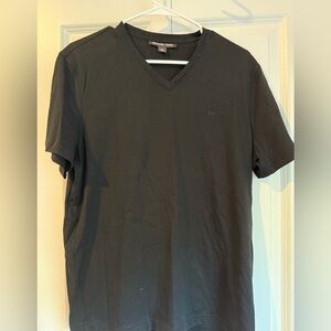 Michael Kors Classic Black V-Neck Tee